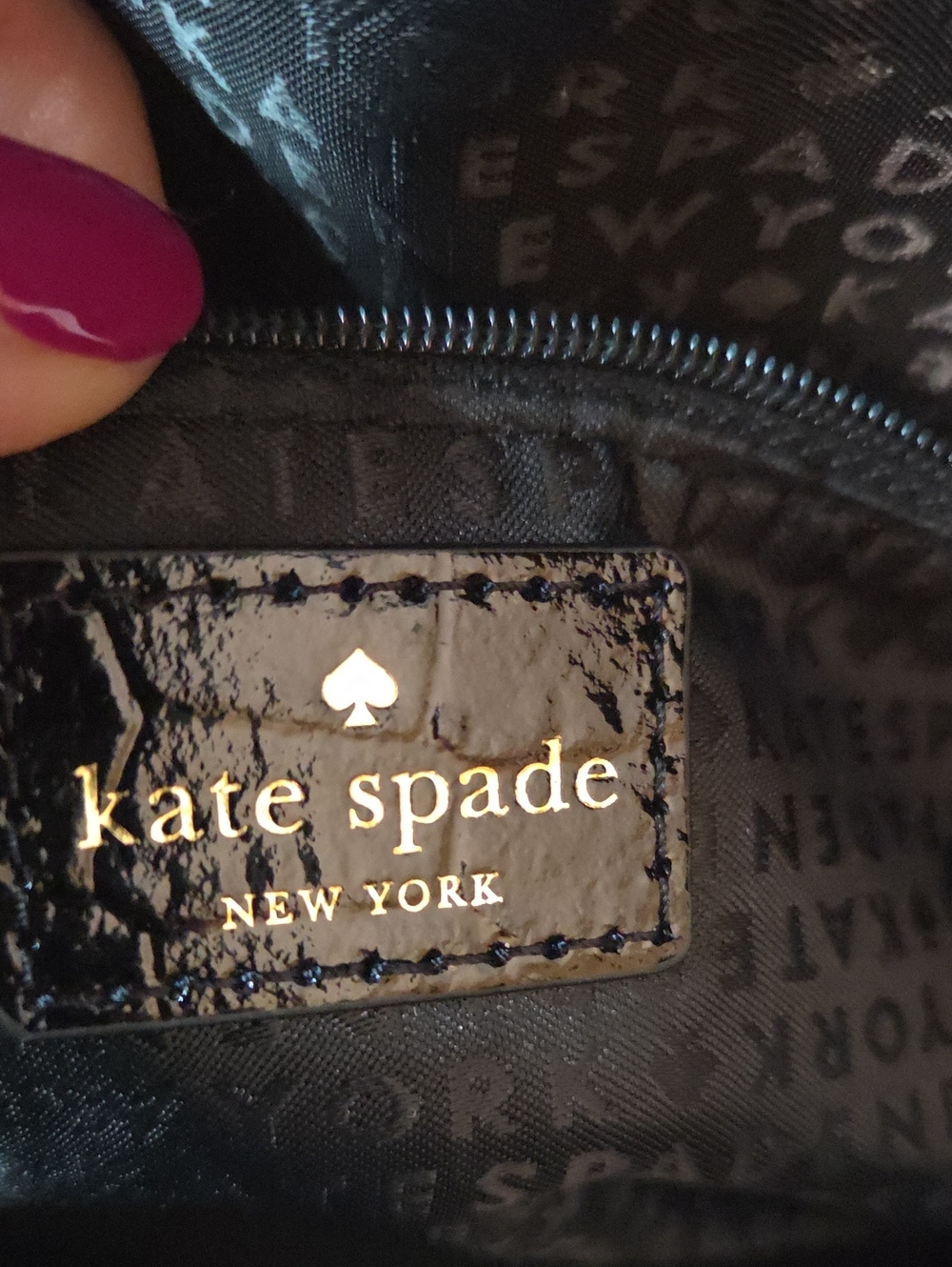 Kate Spade New York Riverside Street Exotic Felix Satchel NWT - Picture 15 of 16